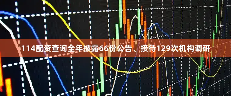 114配资查询全年披露66份公告、接待129次机构调研